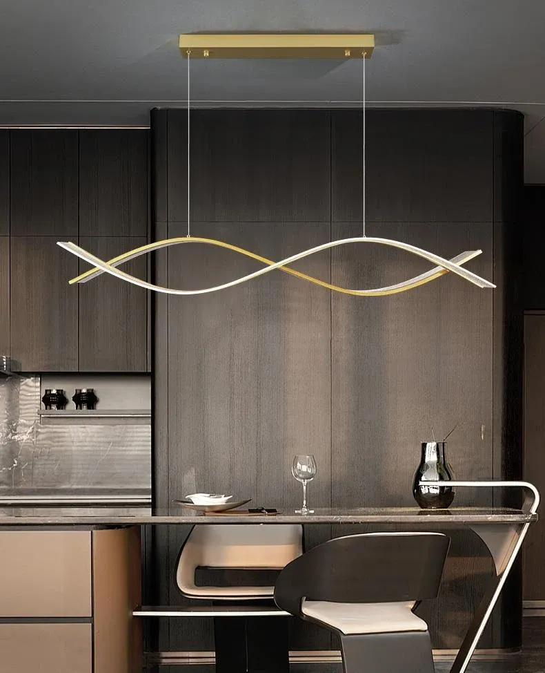 מנורה תלויה אקריליק נורדית דימרית לפינת אוכל