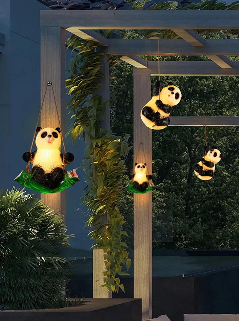 מנורת תלייה חיצונית אטומה בסגנון אר דקו