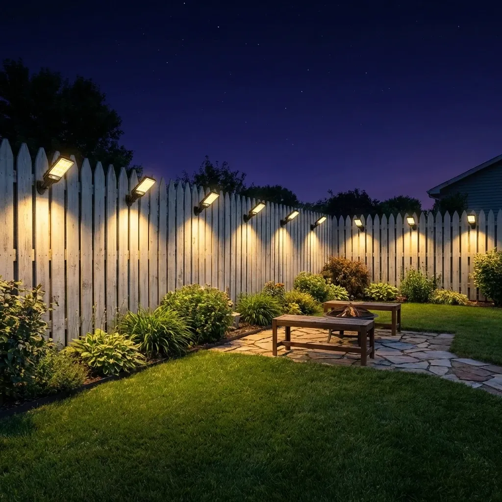 מנורת שביל סולארית עם חיישן תנועה