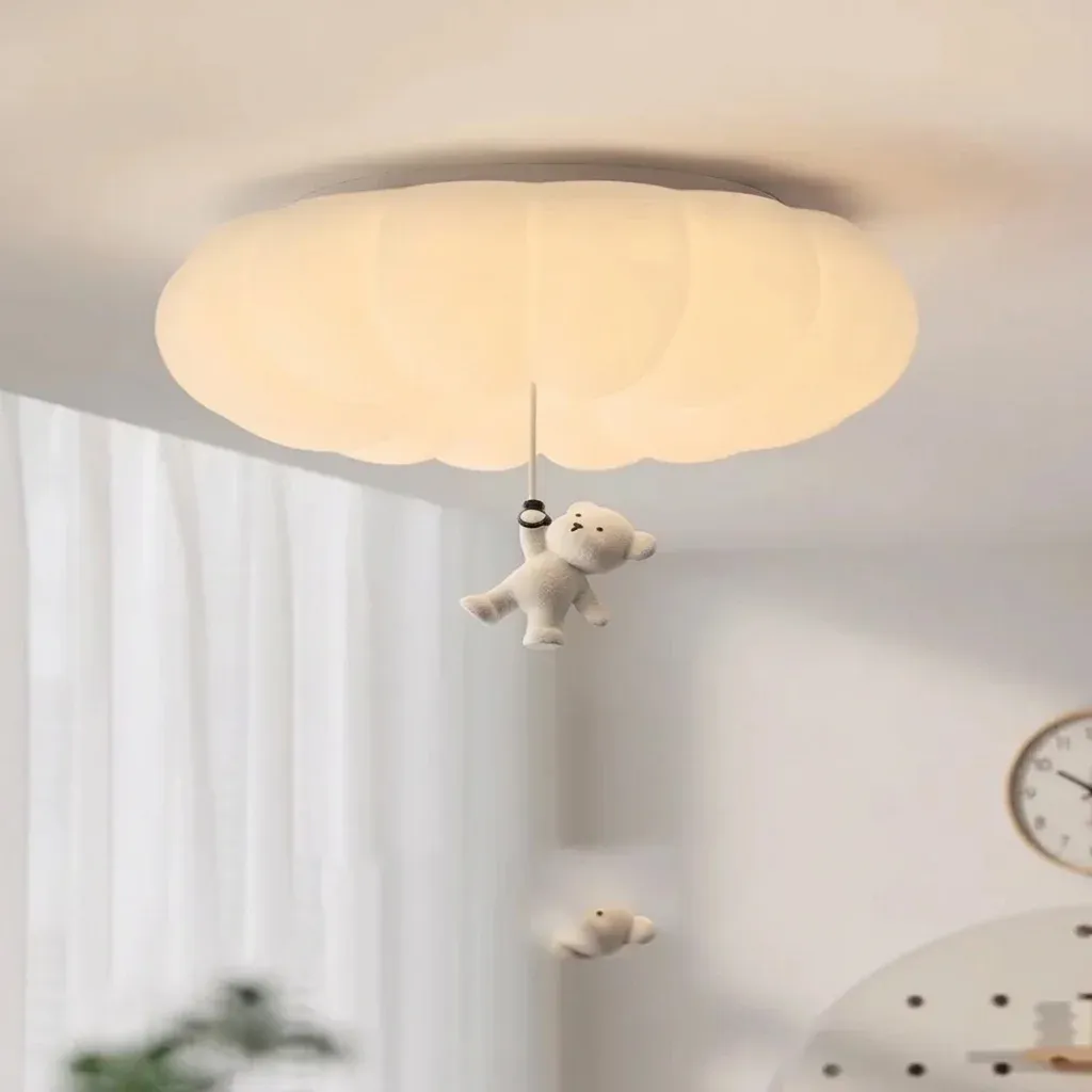 מנורת תקרה דוב שמנת לחדר ילדים