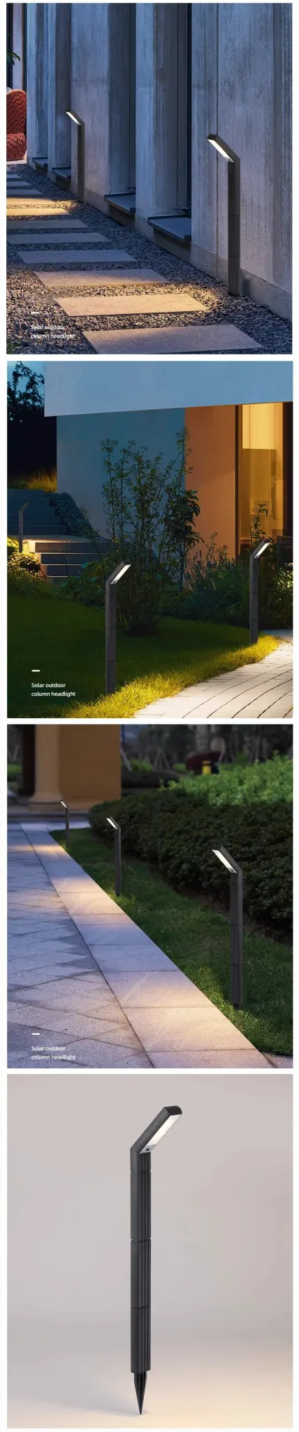 פנס יתד סולארי לשבילי גינה וחצר