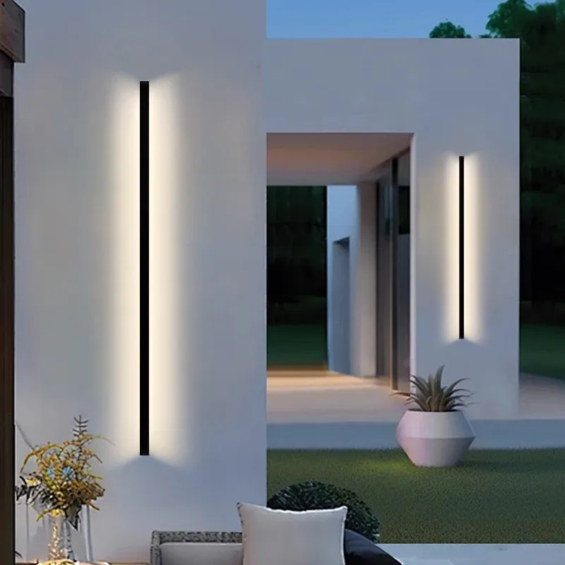 מנורת קיר חוץ לד אדריכלית מוגנת מים IP65