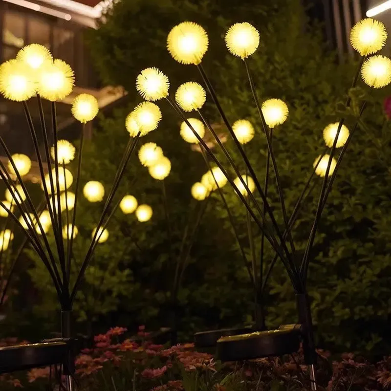 מנורת גחלילית סולארית לגינה