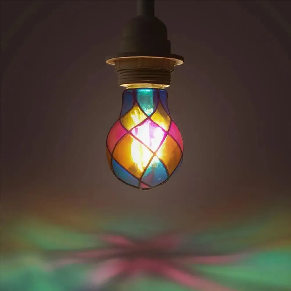 נורת ויטראז׳ דקורטיבית 4 ואט עם בסיס E27