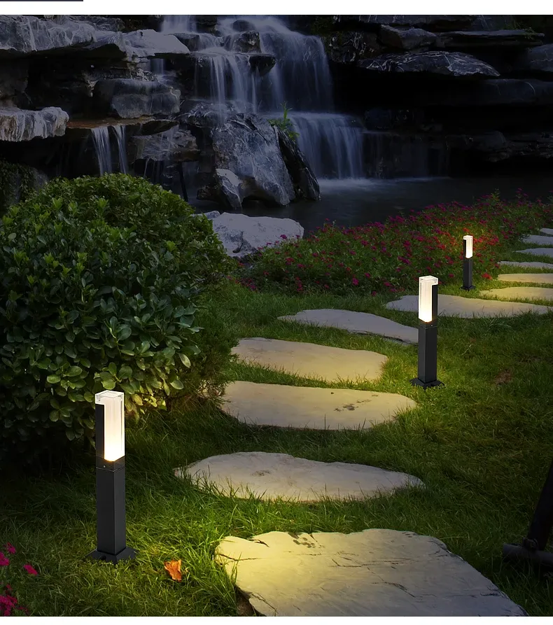 עמוד תאורת שביל לד אדריכלי לגינה