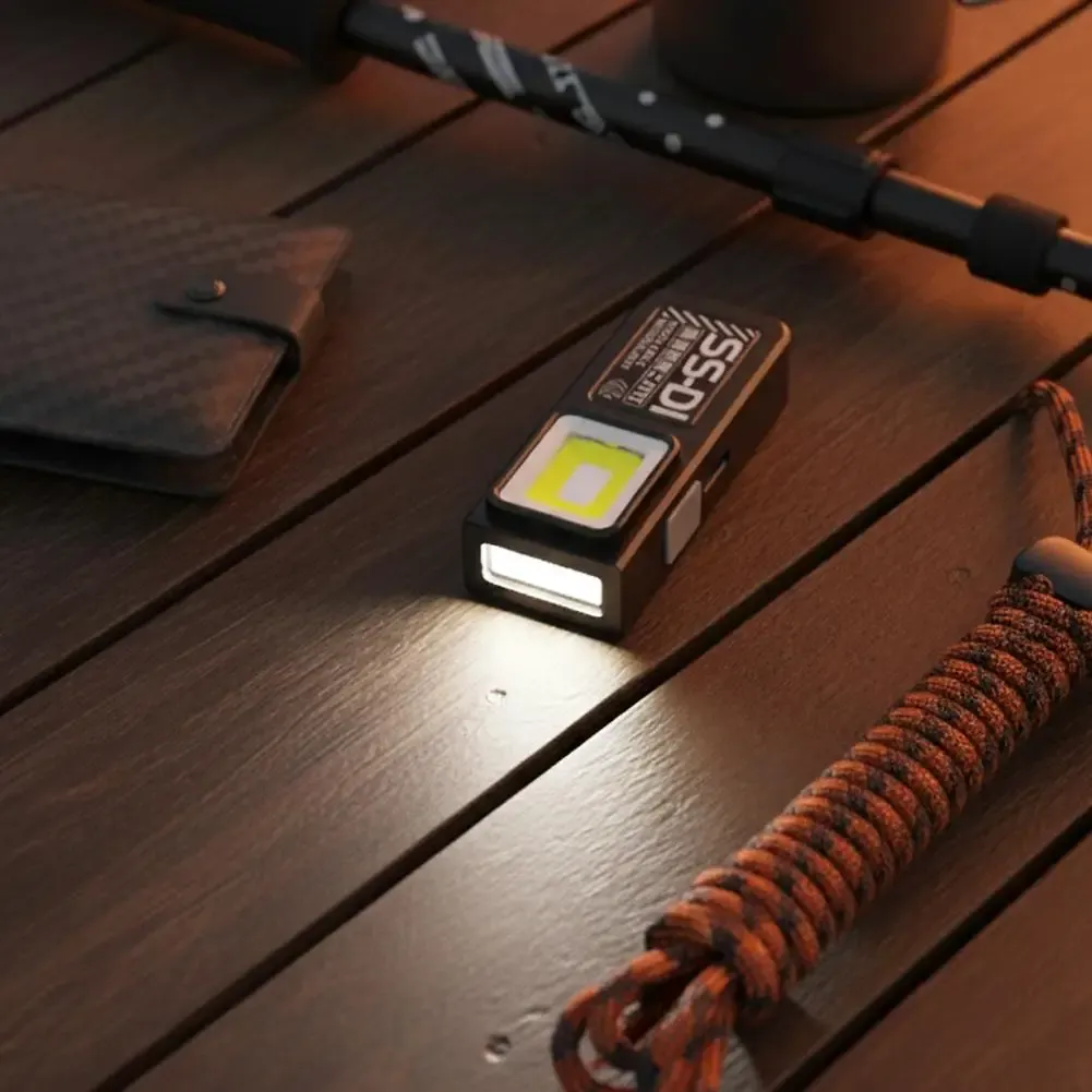 פנס מיני נטען עם מגנט ותאורת חירום