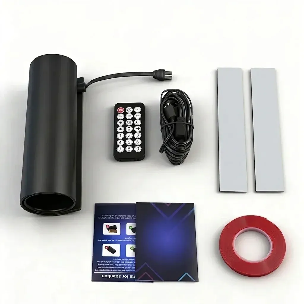 פאנל פיקסלים גמיש עם שלט ואביזרים