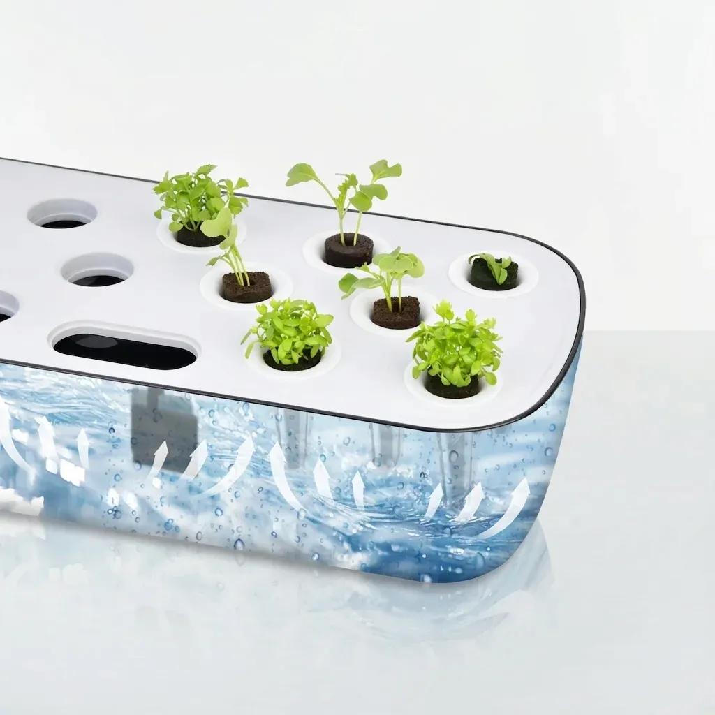 אדנית גידול חכמה עם תאורת לד