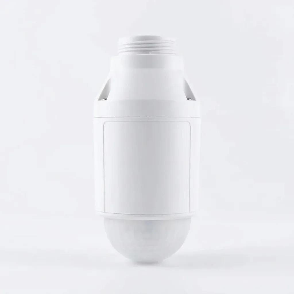 מתאם נורה לבן עם חיישן תנועה