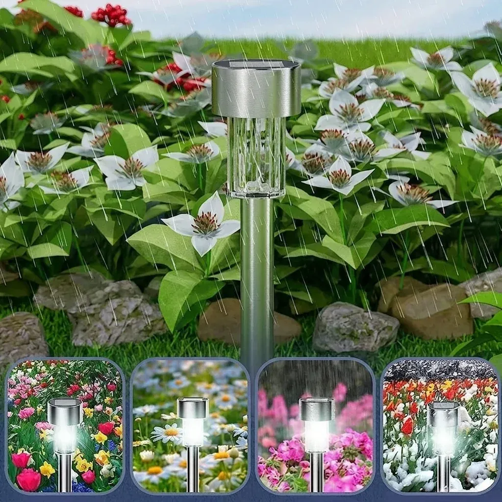 סט עשיריית פנסי שביל סולאריים לגינה