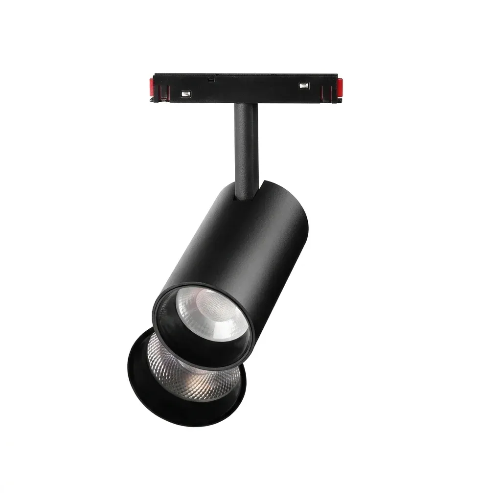 ספוט מגנטי חכם שחור למסילת 48 וולט