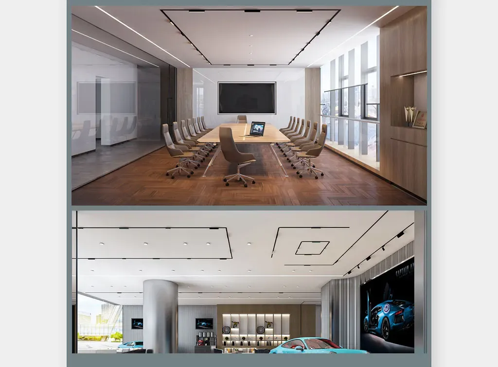 ספוט מסילה מגנטי דק חכם לעמעום