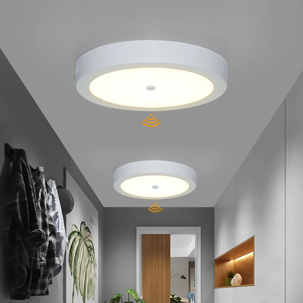 פאנל תקרה חכם עם חיישן תנועה