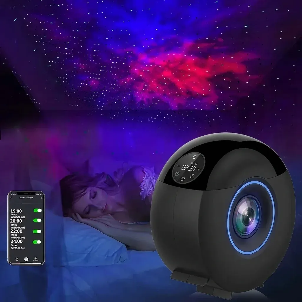 מקרן גלקסיה חכם שחור נקי