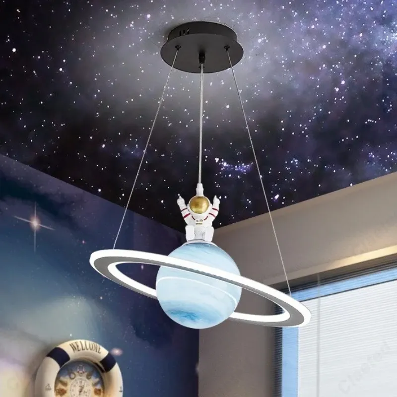 מנורת תלייה פלנטה מזכוכית עם בית נורה E27