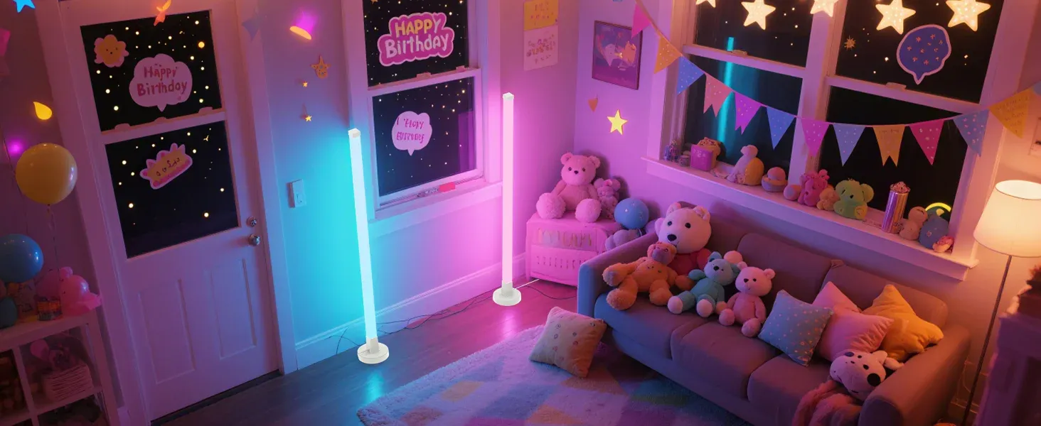 מנורת פינה חכמה לד עם שליטה באפליקציה