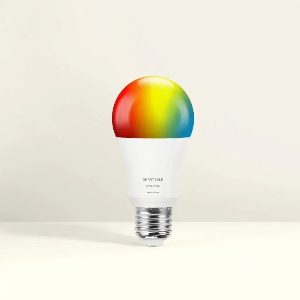 נורת לד חכמה E27 צבעונית נקייה