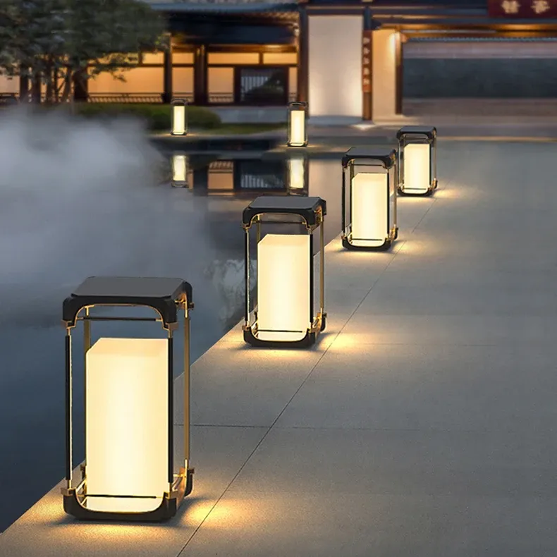 עמוד גן דקורטיבי סולארי בסגנון אר דקו