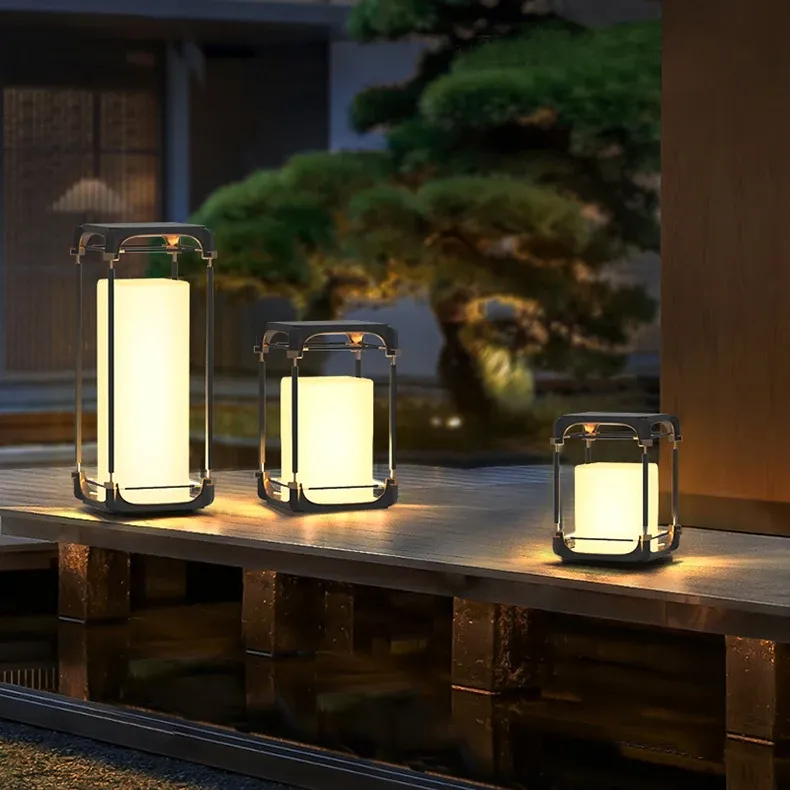 עמוד גן דקורטיבי סולארי בסגנון אר דקו