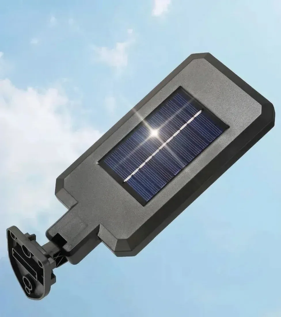 פנס קיר סולארי חכם עם חיישן ושלט