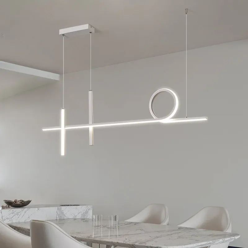 נברשת תקרה נורדית דקת קו לד