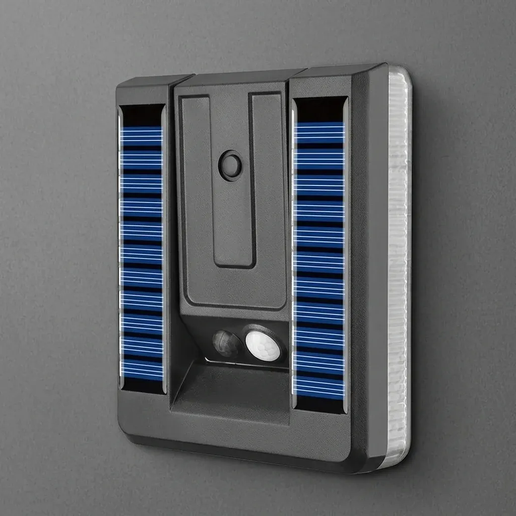 מנורת קיר סולארית מתקפלת עם חיישן תנועה