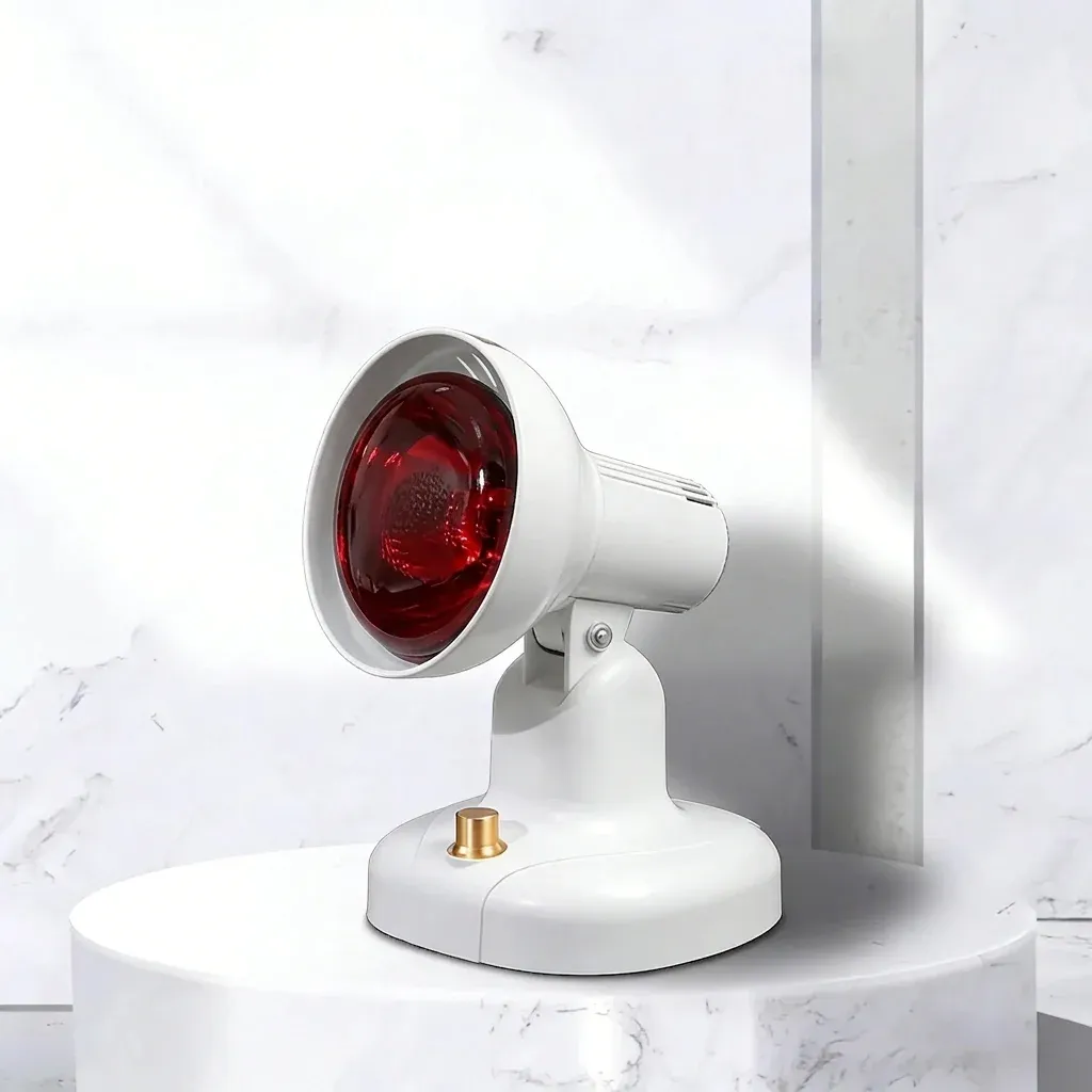 מנורת אינפרא אדום טיפולית לבנה נקייה