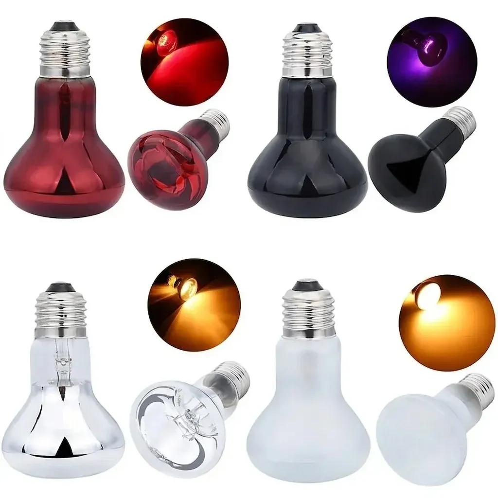 נורת חימום אינפרא אדום לזוחלים 100 ואט