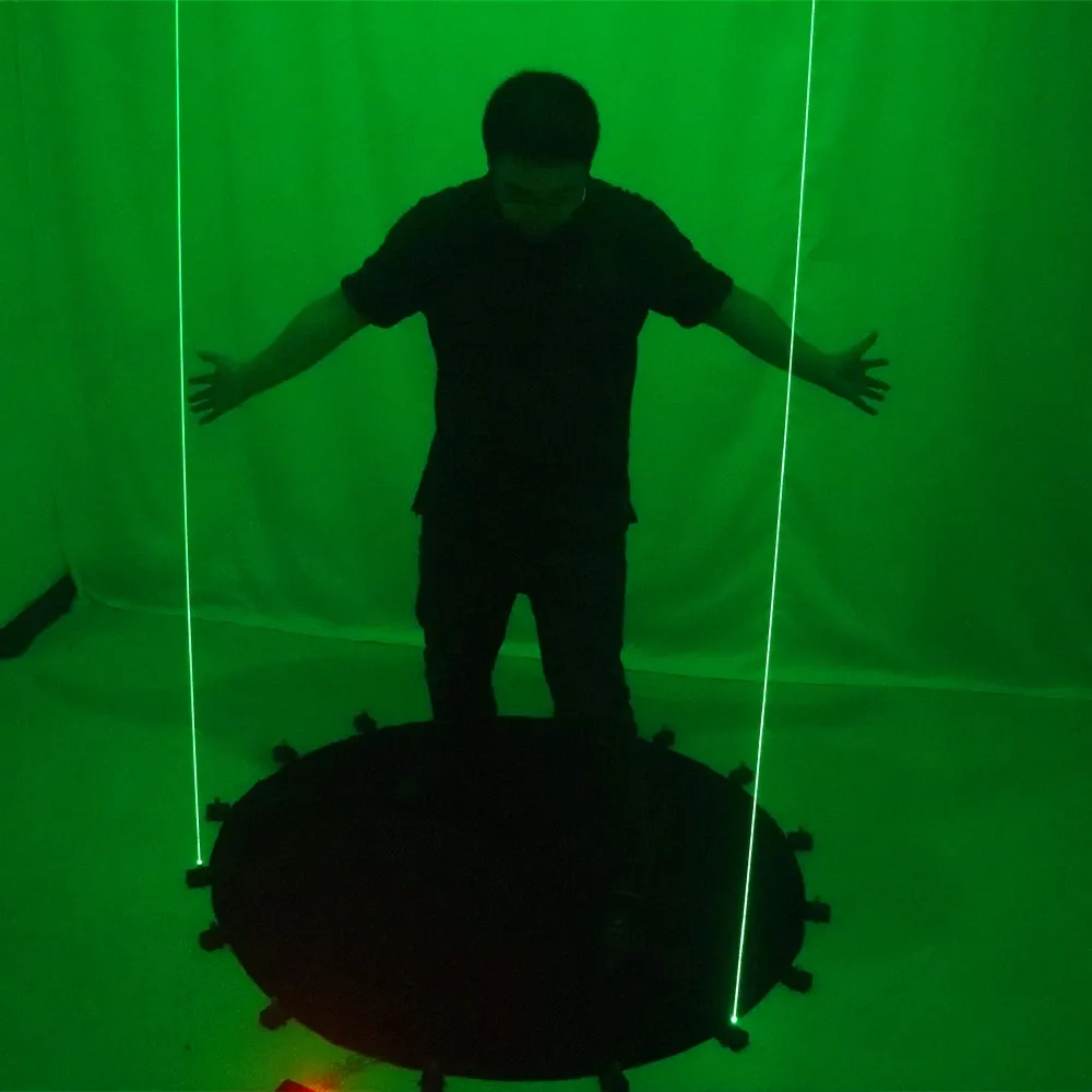 מקרן לייזר ירוק לבמה ולמועדון עם תכנות