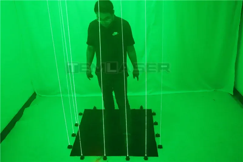 מקרן לייזר ירוק לבמה ולמועדון עם תכנות