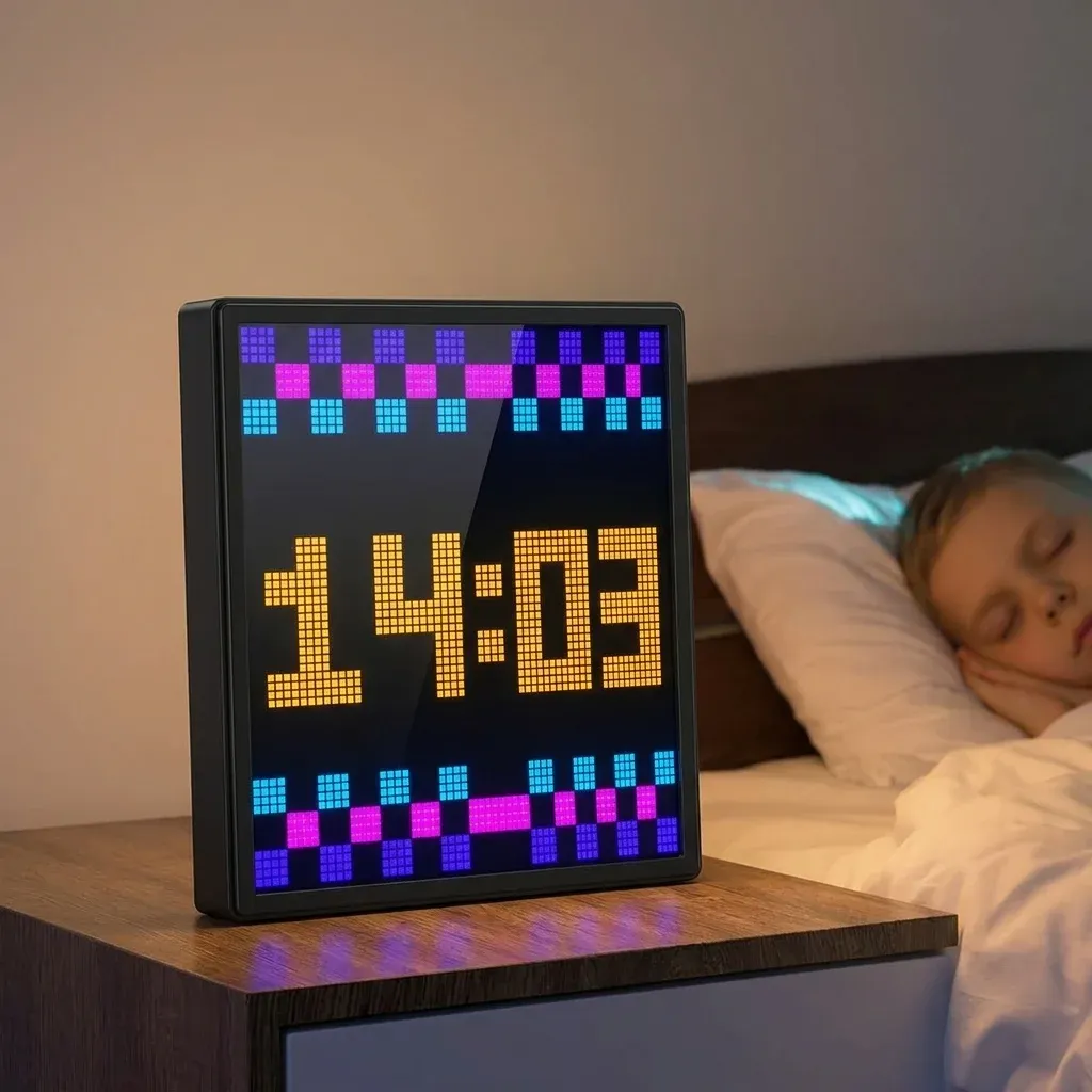 לוח פיקסלים חכם RGB מרובע נקי