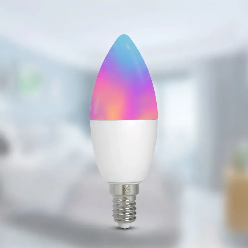 נורת נר חכמה E14 בגימור צבעוני