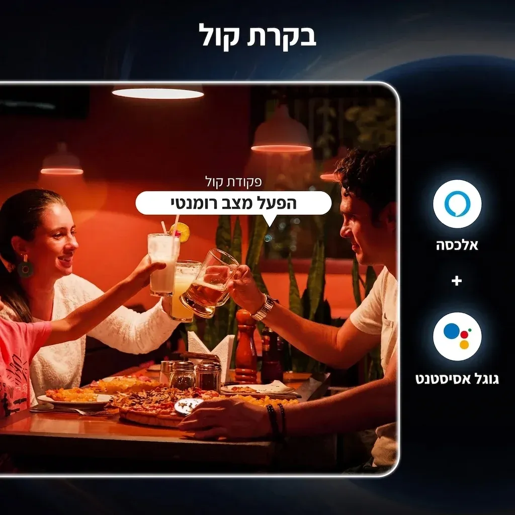 נורת אדיסון חכמה MOES עם צבעים משתנים