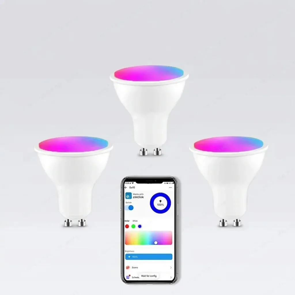 נורות ספוט חכמות GU10 עם סמארטפון