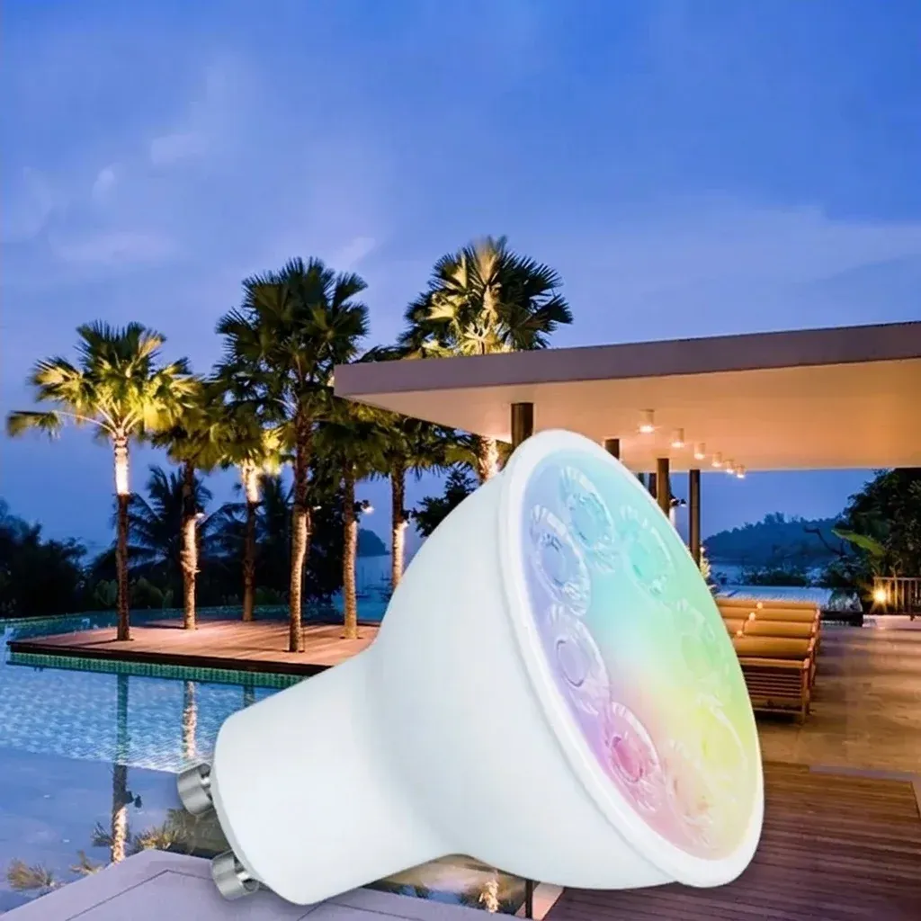 נורת ספוט חכמה GU10 RGBW נקייה