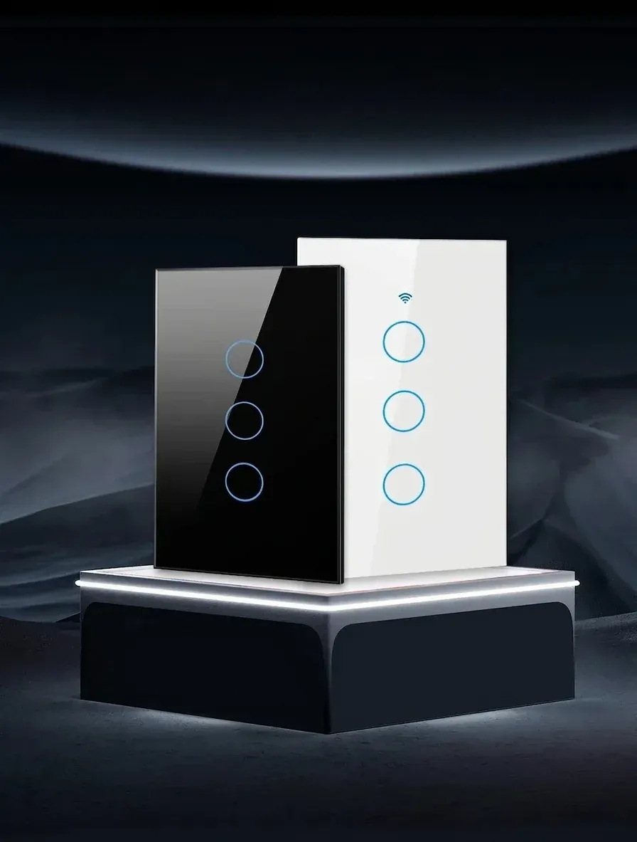 מתג תאורה חכם טאויה שחור ולבן