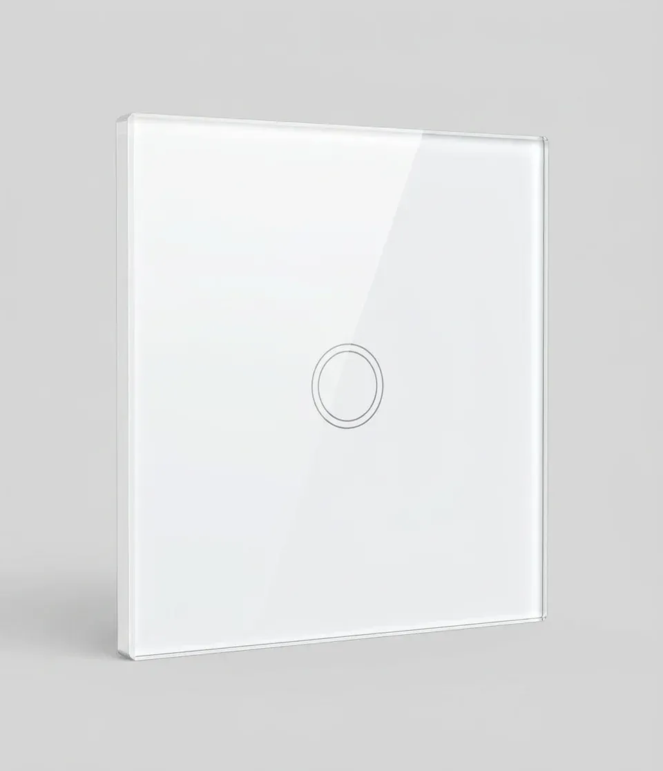 מתג מגע חכם זיגבי לבן נקי